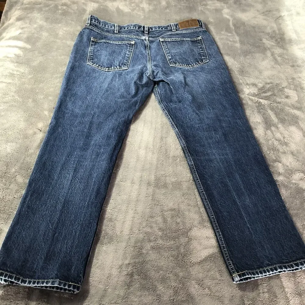 Tommy Hilfiger Slim Fit Jeans Medium Wash Blue‎ Denim 38x30 Preppy Casual Cotton